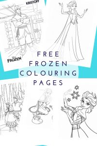 Free Frozen Colouring Pages