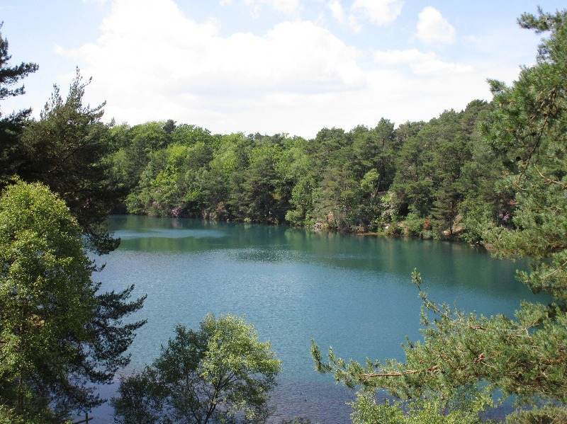 Blue Pool and Tea House