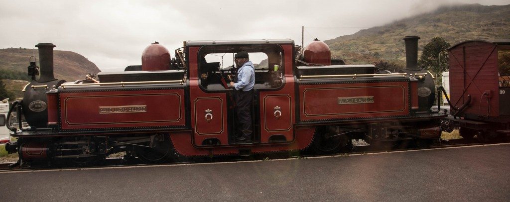 the Ffestiniog Railway which departs Blaenau Ffestiniog before making its way to Porthmadog