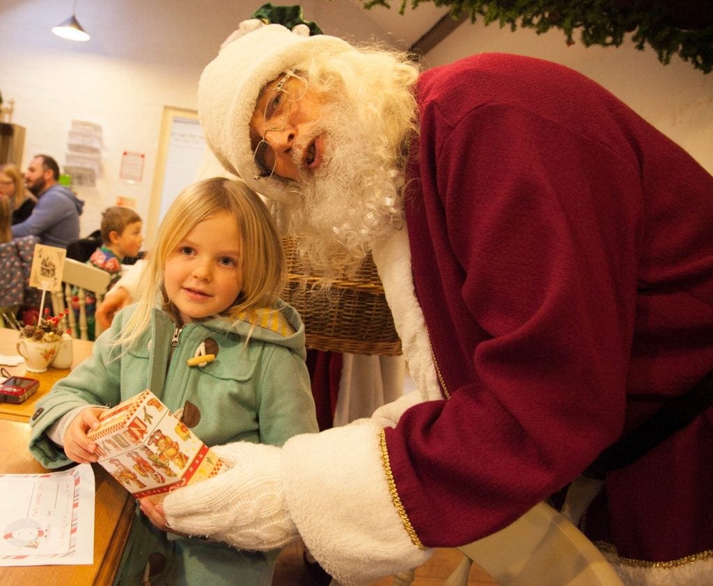 Breakfast with Father Christmas at Erddig National Trust www.minitravellers.co.uk