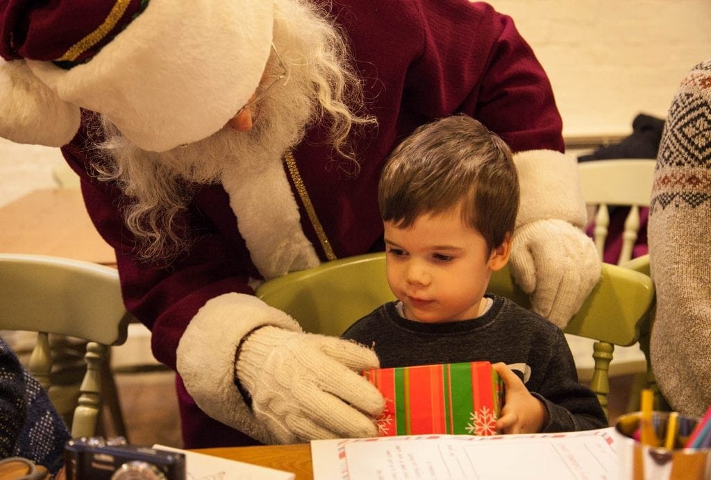 Breakfast with Father Christmas at Erddig National Trust www.minitravellers.co.uk