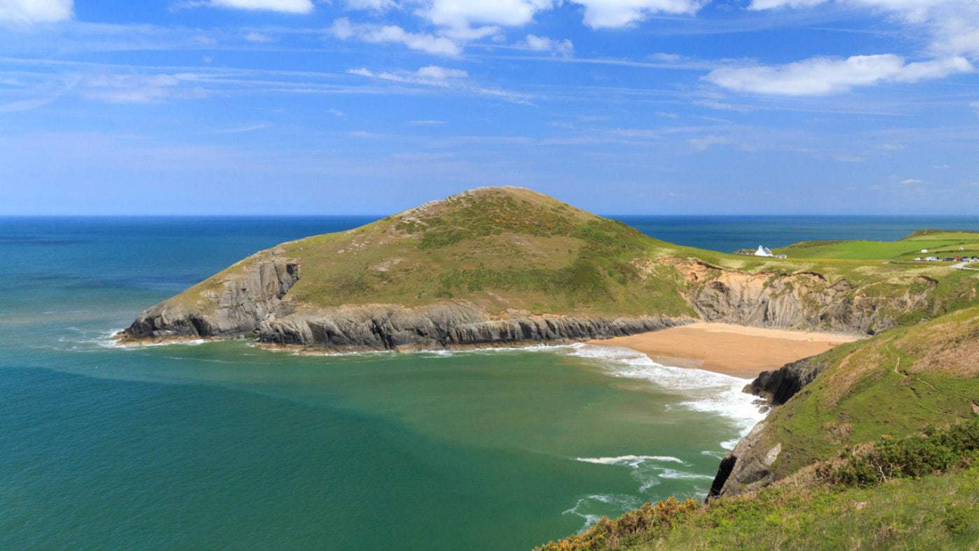 Mwnt beach, as featured in my guide to National Trust days out in Wales