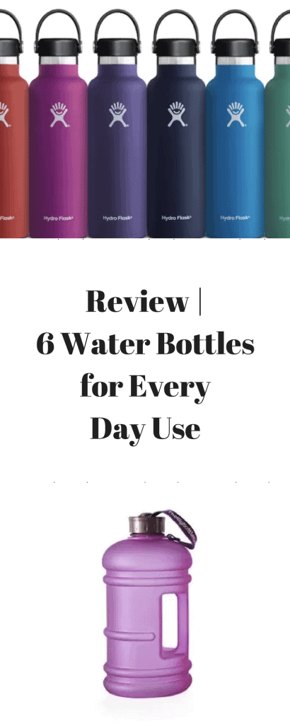 Review - 6 Water Bottles for Every Day Use www.minitravellers.co.uk