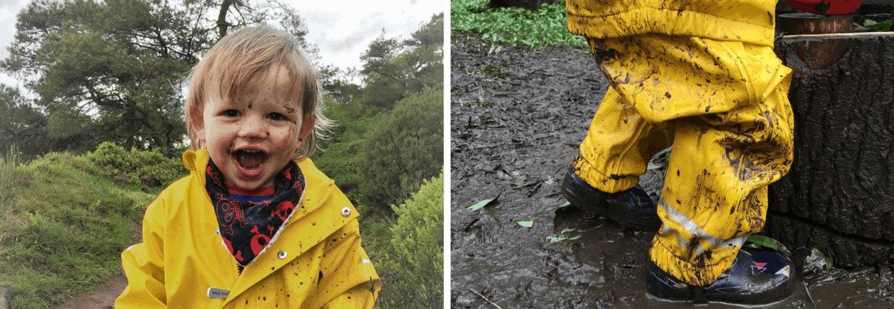Review - Mikk-line Waterproof Suit for Adventure Togs www.minitravellers.co.uk
