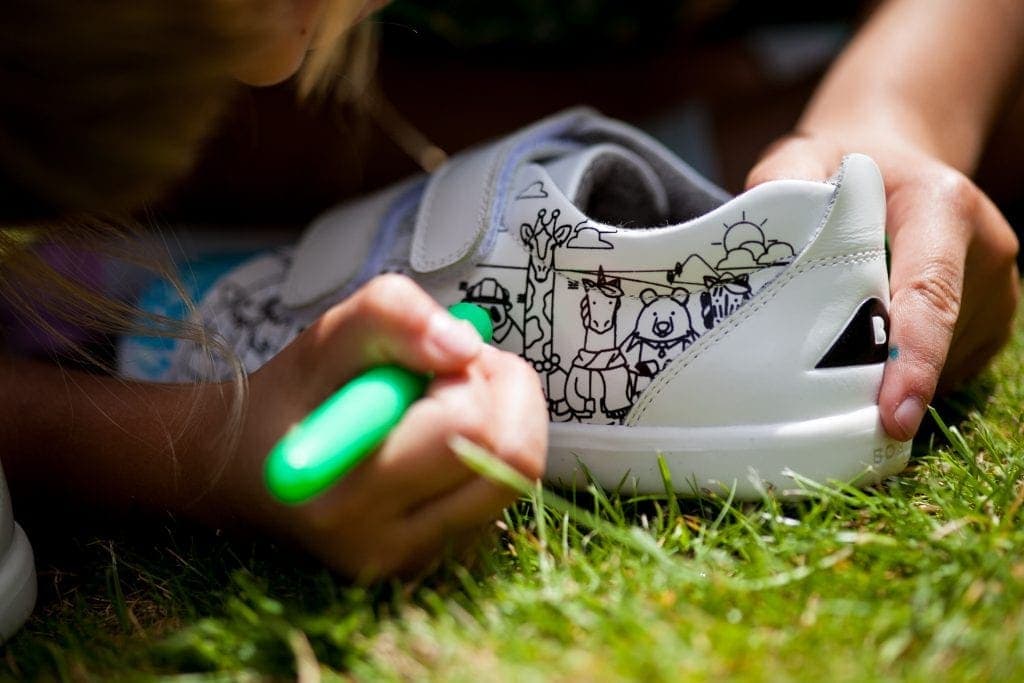 Bobux 'Custom' Colour Shoes - The Shoes You Can Colour In www.minitravellers.co.uk