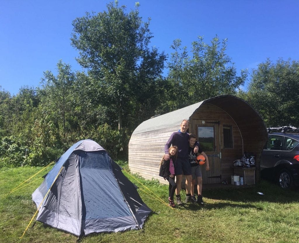 Glamping at Tamar Lake | Family Friendly Campsite Cornwall www.minitravellers.co.uk