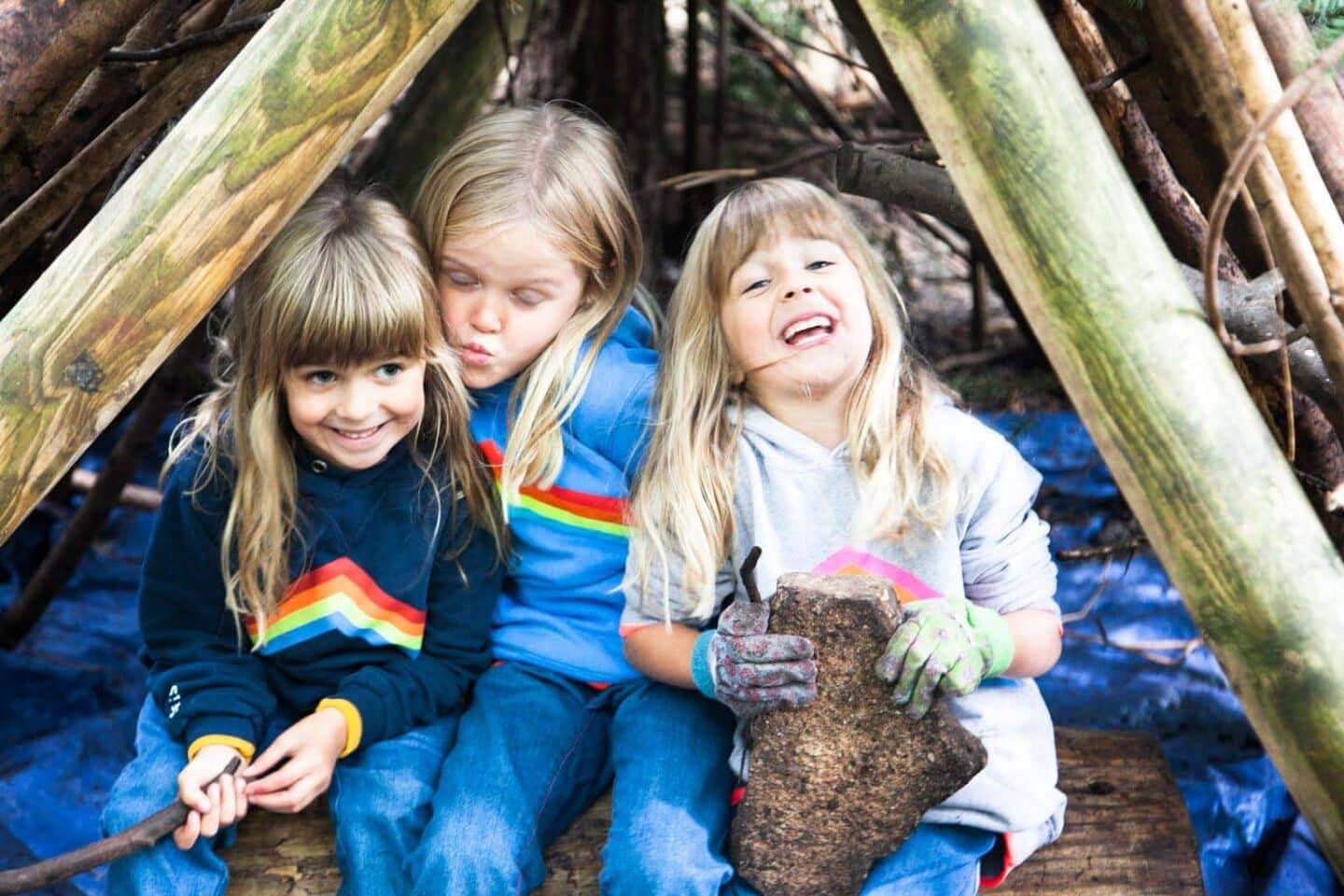 Family Den Building and Decorating at Center Parcs www.minitravellers.co.uk