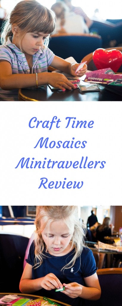 Craft Time Mosaics - A great way to entertain children when travelling. Find out what makes them good for travelling in my review, part of my travel tips series.