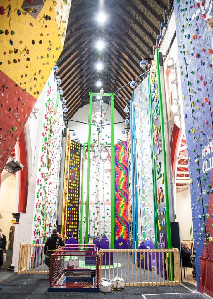 Awesome Walls Climbing Clip 'n' Climb Liverpool www.minitravellers.co.uk