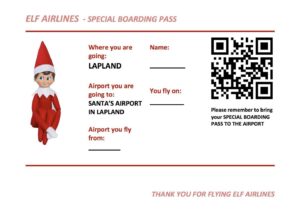 Free Printable Lapland Boarding Pass