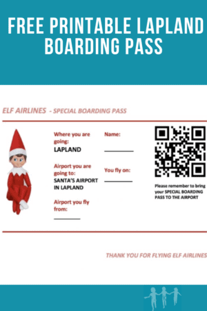  free printable Lapland Boarding Pass