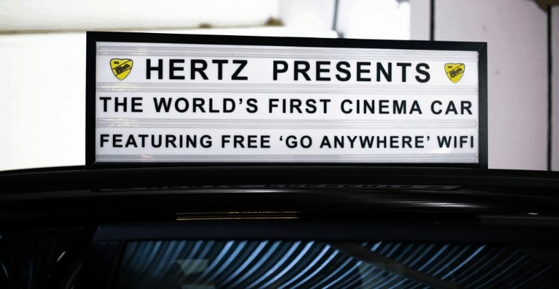 The World’s First Cinema Car