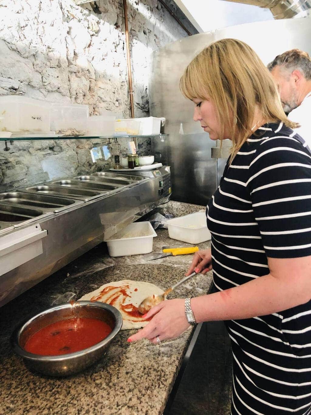 Pizza Making at Golfo Gabella