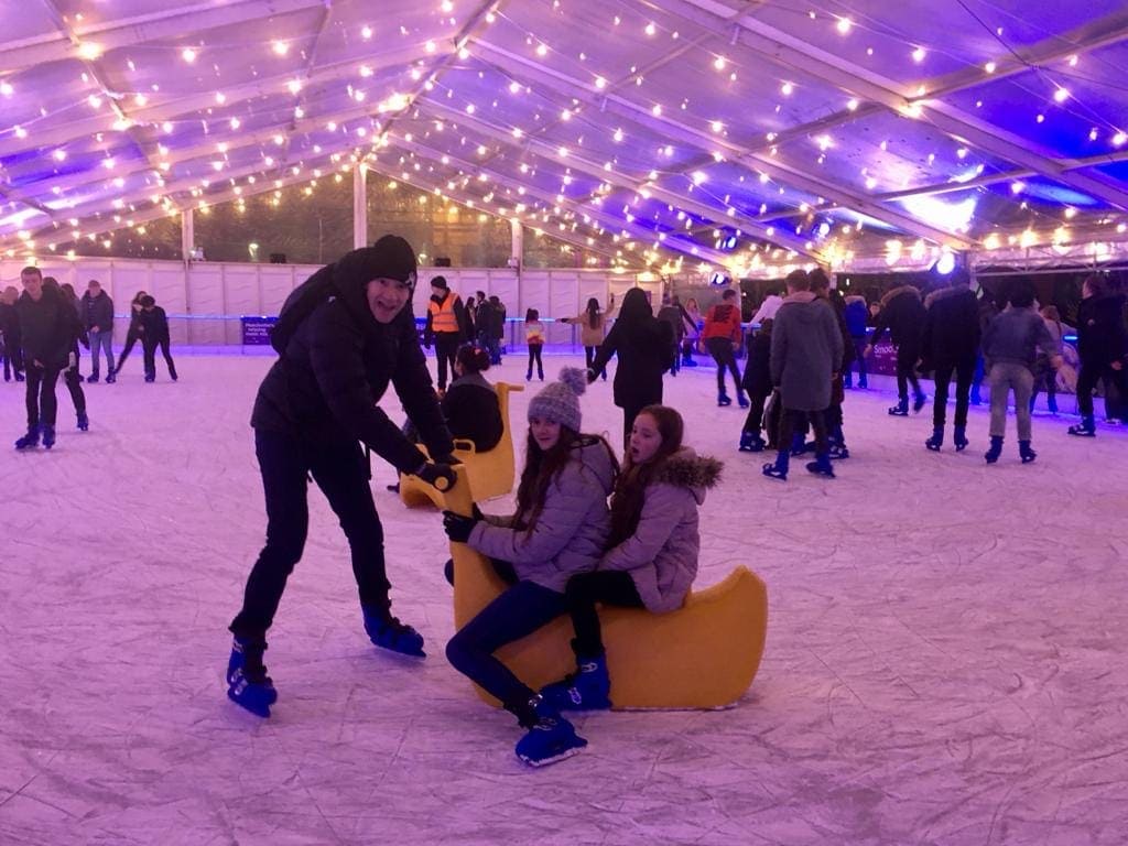 Is the Ice Skating rink at the Manchester Ice Village good fun? Mini