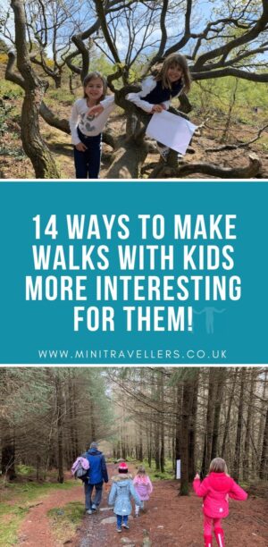 Ways to make walks with Kids more interesting for them