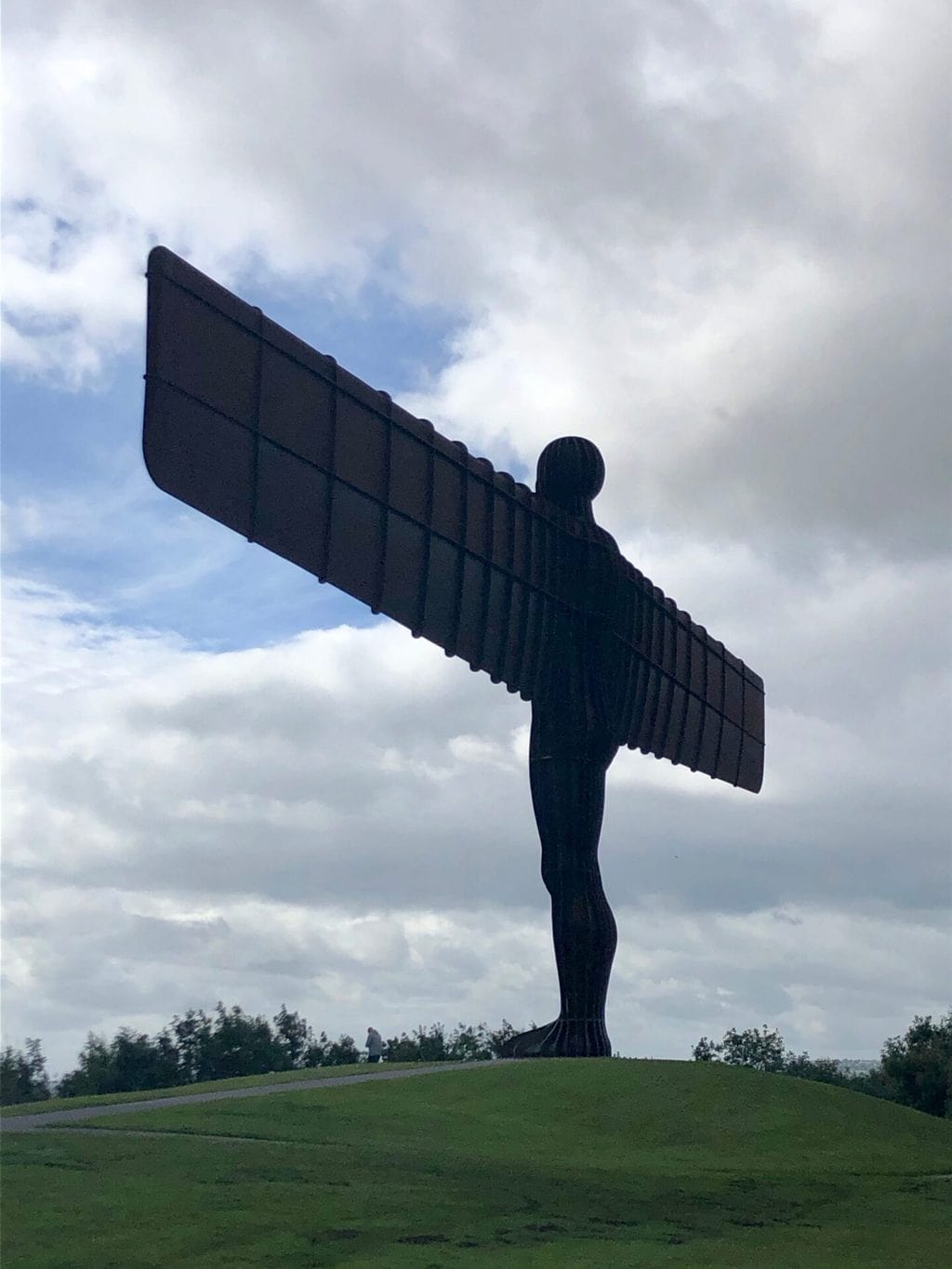 Visiting the Angel of the North, Low Eighton, Gateshead