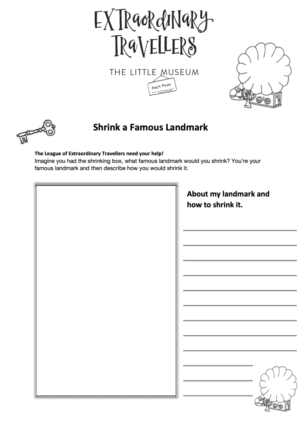 Shrink a famous landmark