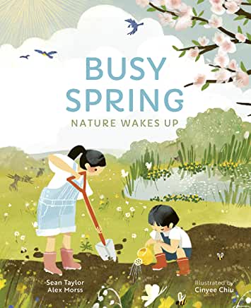 Busy Spring: Nature Wakes Up by Sean Taylor & Alex Morss, illustrated by Cinyee Chiu (Words and Pictures)