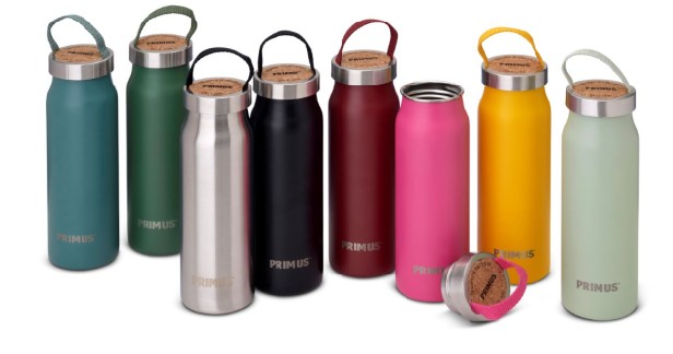 Primus - Klunken  Sustainable, hygienic and practical, the vacuum-insulated Klunken bottle will keep your loved one’s morning cup of coffee hot when on the go. Designed to perfectly partner with the iconic Kånken backpack, this 0.5 litre bottle fits neatly into the side pockets and it is available in eight of the bag’s most popular colours so you can get them a bottle to match their beloved backpack as well as their personality.