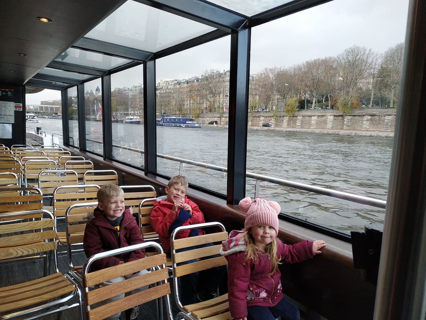 Paris with kids? This Vedettes de Paris boat tour is for you…