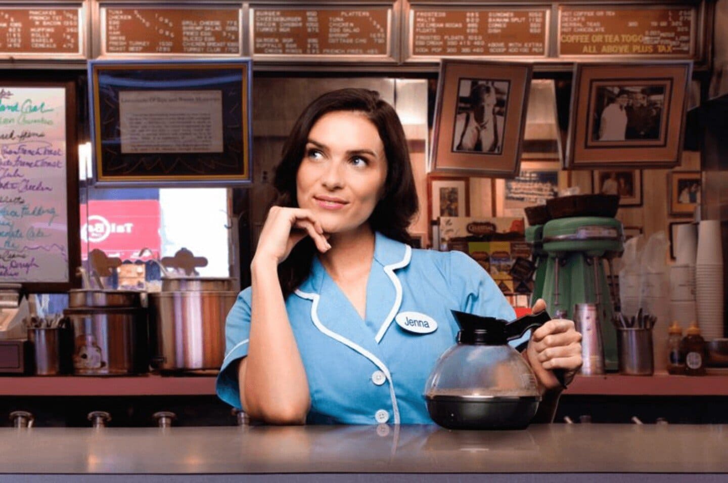 Waitress at Liverpool Empire